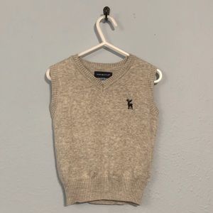 Andy & Evan Kids Boys Baby Size 2T Formal Dress Knit Sweater Vest Grey Dressy